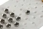 DKD Home Decor Juego Piedra Inox Solitario Dorado