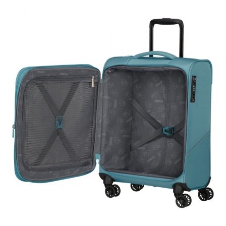 American Tourister SummerRide Spinner 149498-0461 Maleta Cabina 55cm (55x40x23cm) 4 Ruedas Expandible Azul Brisa