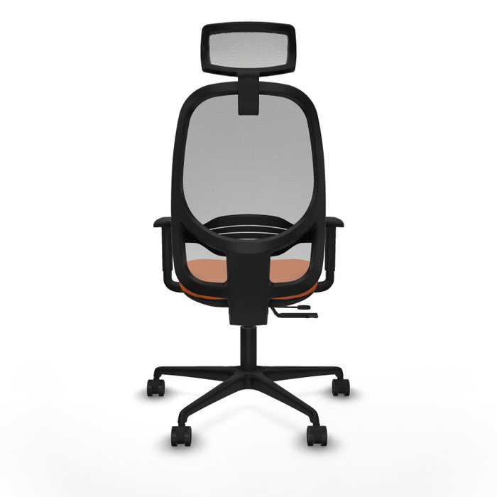 PIQUERAS Y CRESPO Silla de oficina Cilanco con mecanismo Sincro/Traslack Naranja y Gris PIQUERAS Y CRESPO Silla de oficina Cilanco con mecanismo Sincro/Traslack Naranja y Gris