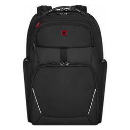 Wenger Meteor Mochila para Portátil de 17 pulgadas con Compartimento para Tablet, Negro
