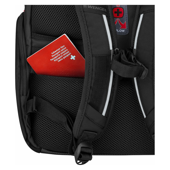 Wenger Meteor Mochila para portátil de 17" Negro compartimento para tablet