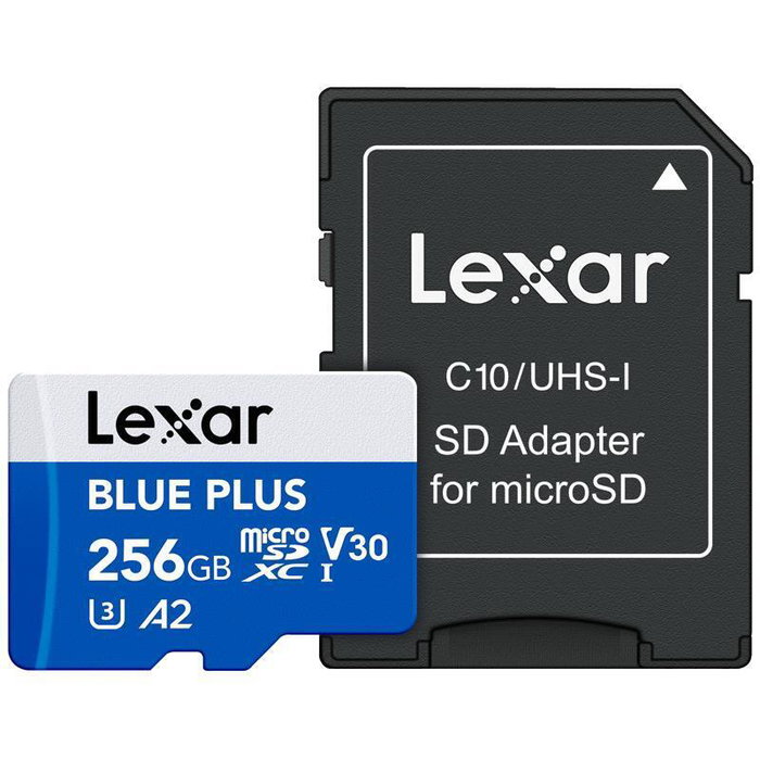 Lexar Memory microSDXC 256GB UHS-I U3/V30 A2, LMSBLPL256G-BNANG