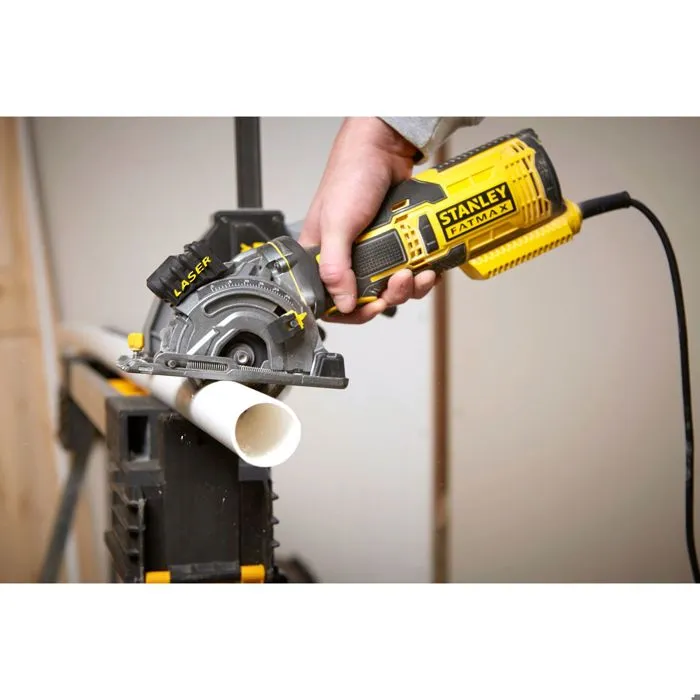 Stanley Sierra Circular Multimaterial FME380K 650W Ø89mm Corta Madera Metal Plástico 5035048645321