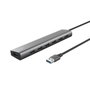 Trust Halyx Hub USB 3.2 Gen1 con 7 puertos USB-A y 1 puerto USB-C, Gris