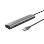 Trust Hub USB 3.2 Gen 1 Halyx, 7 Puertos USB-A + 1 Puerto USB-C, 5 Gbps, Aluminio, Plata