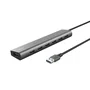 Trust Hub USB 3.2 Gen 1 Halyx, 7 Puertos USB-A + 1 Puerto USB-C, 5 Gbps, Aluminio, Plata