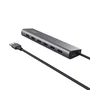 Trust Halyx Hub USB 3.2 Gen1 Gris con 7 Puertos USB-A y 1 Puerto USB-C