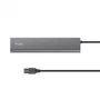 Trust Halyx Hub USB 3.2 Gen1 Gris con 7 Puertos USB-A y 1 Puerto USB-C