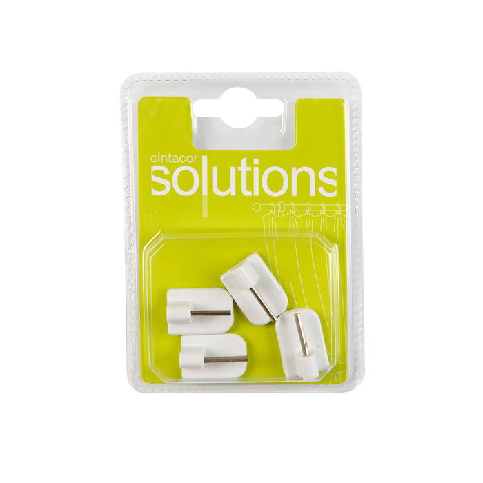 Cintacor Soporte Adhesivo Portavisillo Blanco 4 Unidades