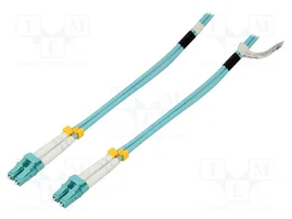 GOOBAY Cable de conexión de fibra óptica OM3 LC/UPC Duplex 2m