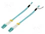 GOOBAY Cable de conexión de fibra óptica OM3 LC/UPC Duplex 2m