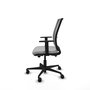 PIQUERAS Y CRESPO Silla de oficina Haches Gris con mecanismo Sincro/Traslack