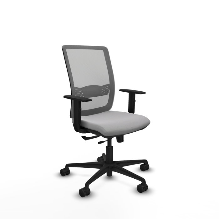 PIQUERAS Y CRESPO Silla de oficina Haches Gris con mecanismo Sincro/Traslack PIQUERAS Y CRESPO Silla de oficina Haches Gris con mecanismo Sincro/Traslack