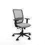 PIQUERAS Y CRESPO Silla de oficina Haches Gris con mecanismo Sincro/Traslack