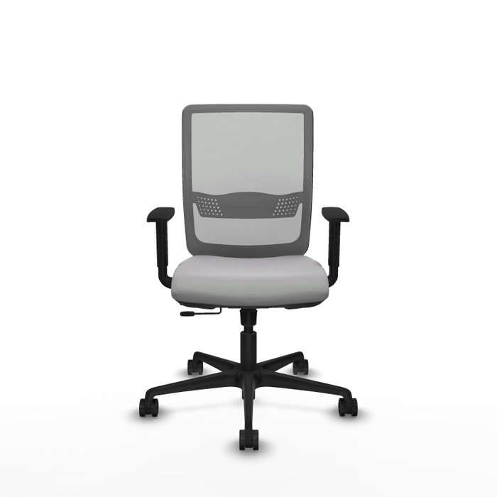 PIQUERAS Y CRESPO Silla de oficina Haches Gris con mecanismo Sincro/Traslack PIQUERAS Y CRESPO Silla de oficina Haches Gris con mecanismo Sincro/Traslack