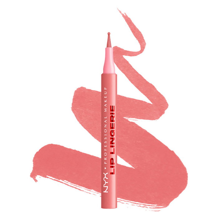 NYX Professional Makeup Lip Lingerie Stain Delineador Líquido Labios Labial Líquido Color #Cuff Me Acabado Suave y Duradero Vegano Resistente al Agua 1 u NYX Professional Makeup Lip Lingerie Stain Delineador Líquido Labios Labial Líquido Color #Cuff Me Acabado Suave y Duradero Vegano Resistente al Agua 1 u