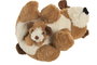 DKD Home Decor Peluche Kids Marron 33 x 30 x 25 cm Set de 3