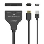 Aisens Duplicador HDMI 1x2 4K@30Hz con Alimentación USB y Cable Negro