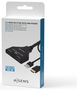 Aisens Duplicador HDMI 1x2 4K@30Hz con Alimentación USB, Negro