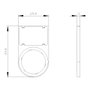 Siemens 3SU19000AS100AA0 Soporte de etiqueta plano conectado a tierra Negro