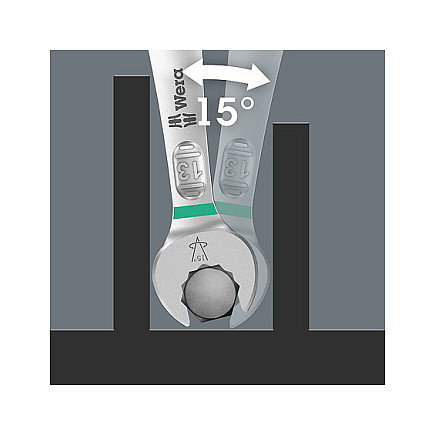 Wera Joker 6003 Set 1 - Juego de 15 llaves combinadas
