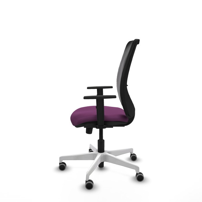 PIQUERAS Y CRESPO Silla de oficina Zulema Morado y Negro PIQUERAS Y CRESPO Silla de oficina Zulema Morado y Negro