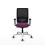 PIQUERAS Y CRESPO Silla de oficina Zulema Morado y Negro