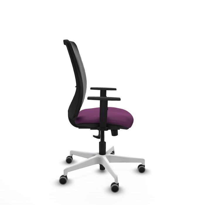 PIQUERAS Y CRESPO Silla de oficina Zulema Morado y Negro PIQUERAS Y CRESPO Silla de oficina Zulema Morado y Negro