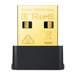 TP-Link Archer T600UB Nano V1 Adaptador USB WLAN AC433, Doble Banda, Plug and Play, Negro