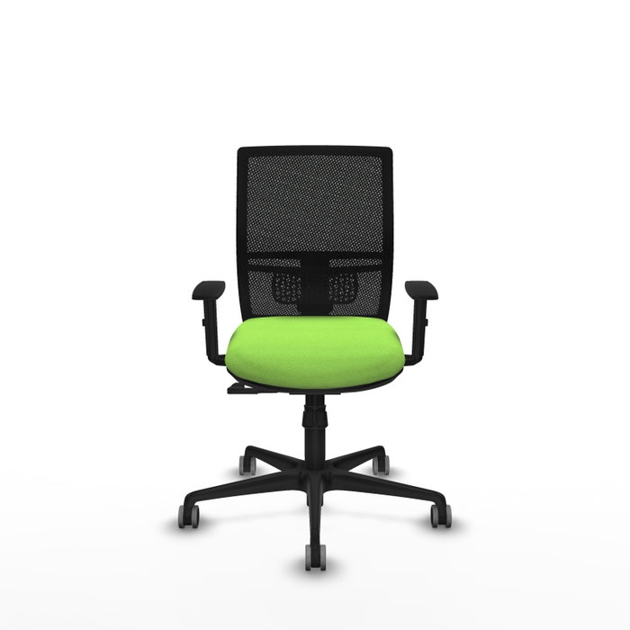 PIQUERAS Y CRESPO Silla de oficina Yunquera con mecanismo Sincro, color Pistacho y Negro PIQUERAS Y CRESPO Silla de oficina Yunquera con mecanismo Sincro, color Pistacho y Negro