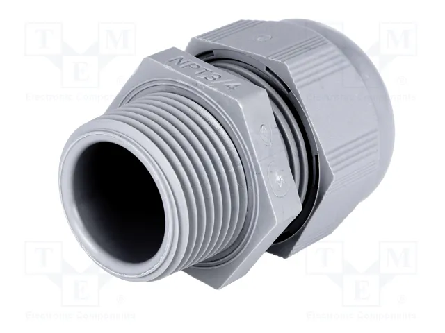 HELU Sello aislante NPT3/4 IP68 Gris Oscuro