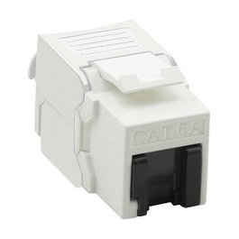 VALUE Kat.6A Class EA Keystone RJ-45 sin herramientas blanco unshielded