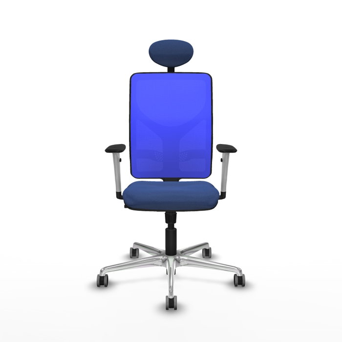 PIQUERAS Y CRESPO Silla de oficina Motilla Azul marino con mecanismo Sincro PIQUERAS Y CRESPO Silla de oficina Motilla Azul marino con mecanismo Sincro