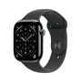 Apple Watch Series 11 GPS + Cellular 46mm Titanio Negro Pizarra Correa Deportiva Negra S/M