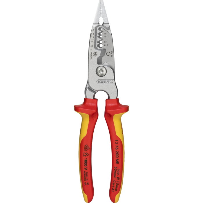 Knipex Alicates Multifuncionales para Electricistas VDE 200 mm Knipex Alicates Multifuncionales para Electricistas VDE 200 mm