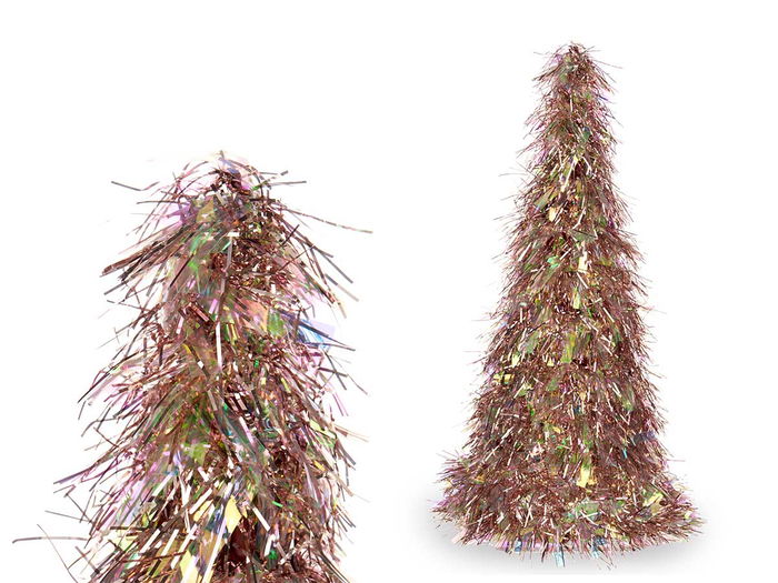 Krist+ Árbol Espumillón Iridiscente Cobre 46 cm (Ancho 24 cm, Largo 24 cm) (Set de 24) Krist+ Árbol Espumillón Iridiscente Cobre 46 cm (Ancho 24 cm, Largo 24 cm) (Set de 24)