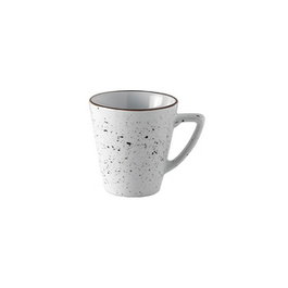 Porvasal Taza Desayuno 29 cl de Porcelana - Alto 9.5 cm - Colección DOTS (Set de 12)