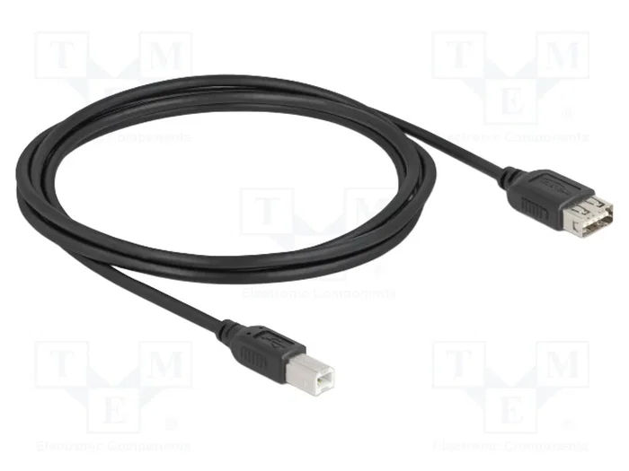 DeLOCK 81531 Cable USB 2.0 de 2 m con conector USB tipo B macho a USB tipo A hembra DeLOCK 81531 Cable USB 2.0 de 2 m con conector USB tipo B macho a USB tipo A hembra