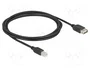 DeLOCK 81531 Cable USB 2.0 de 2 m con conector USB tipo B macho a USB tipo A hembra