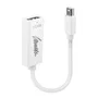 Lindy Adaptador de Cable de Video Mini DisplayPort a HDMI, 41719, 4K Ultra HD/2160p, 3840 x 2160 Pixeles, Hembra, Blanco