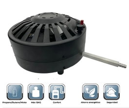 Heliox Pro-1 Brasero de Gas Propano-Butano-Mixto 300Ø x 19 cm