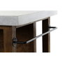 DKD Home Decor Isla de Cocina de Madera y Mármol 168x76x92