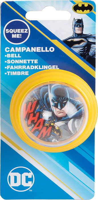 Licensing Timbre Infantil Batman CZ10965 para Bicicleta con Sonido Característico y Gráficos DC Comics, Fácil de Instalar
