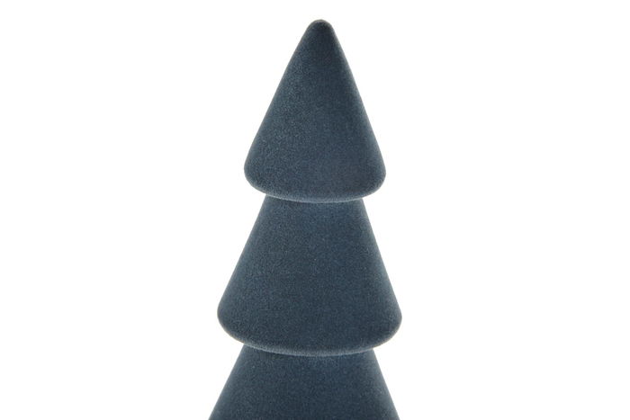 DKD Home Decor Árbol Navidad Moderna Azul 7 x 19 x 7 cm (6 Unidades)