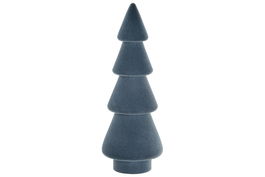 DKD Home Decor Árbol Navidad Moderna Azul 7 x 19 x 7 cm (6 Unidades)