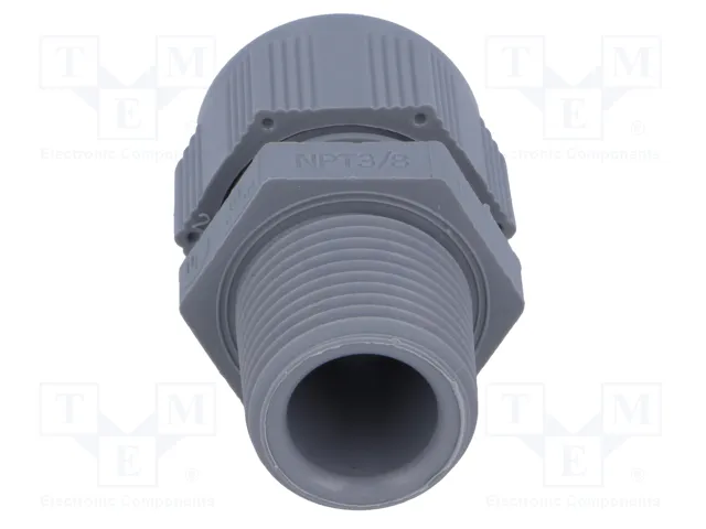 HELU Sello aislante NPT3/8 IP68 Gris oscuro