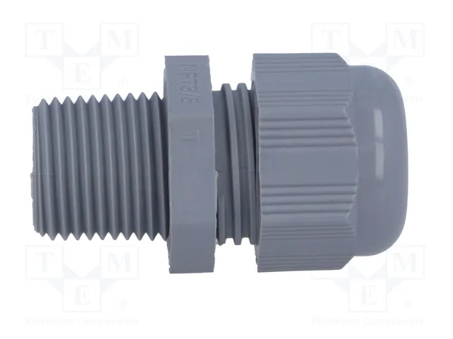 HELU Sello aislante NPT3/8 IP68 Gris oscuro