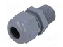 HELU Sello aislante NPT3/8 IP68 Gris oscuro