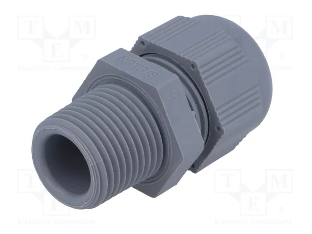 HELU Sello aislante NPT3/8 IP68 Gris oscuro