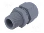 HELU Sello aislante NPT3/8 IP68 Gris oscuro